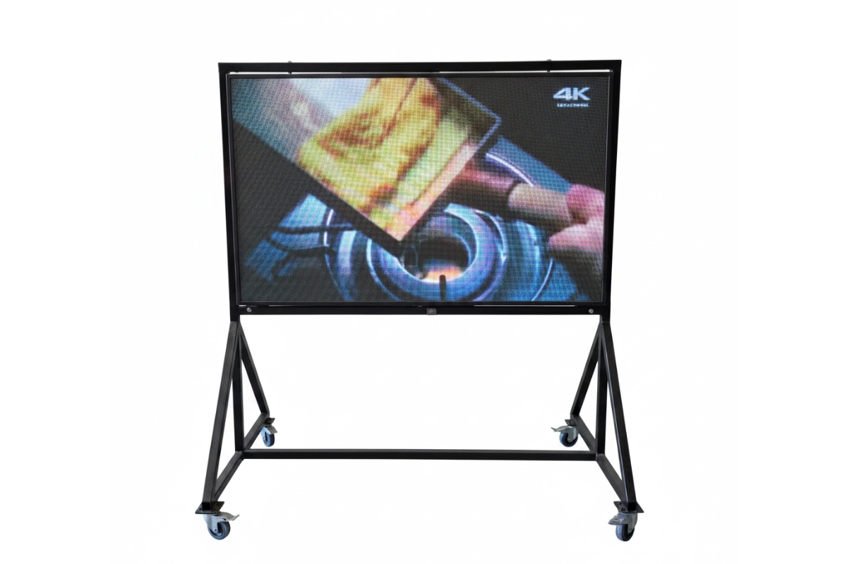 Driveway digital trolley sign